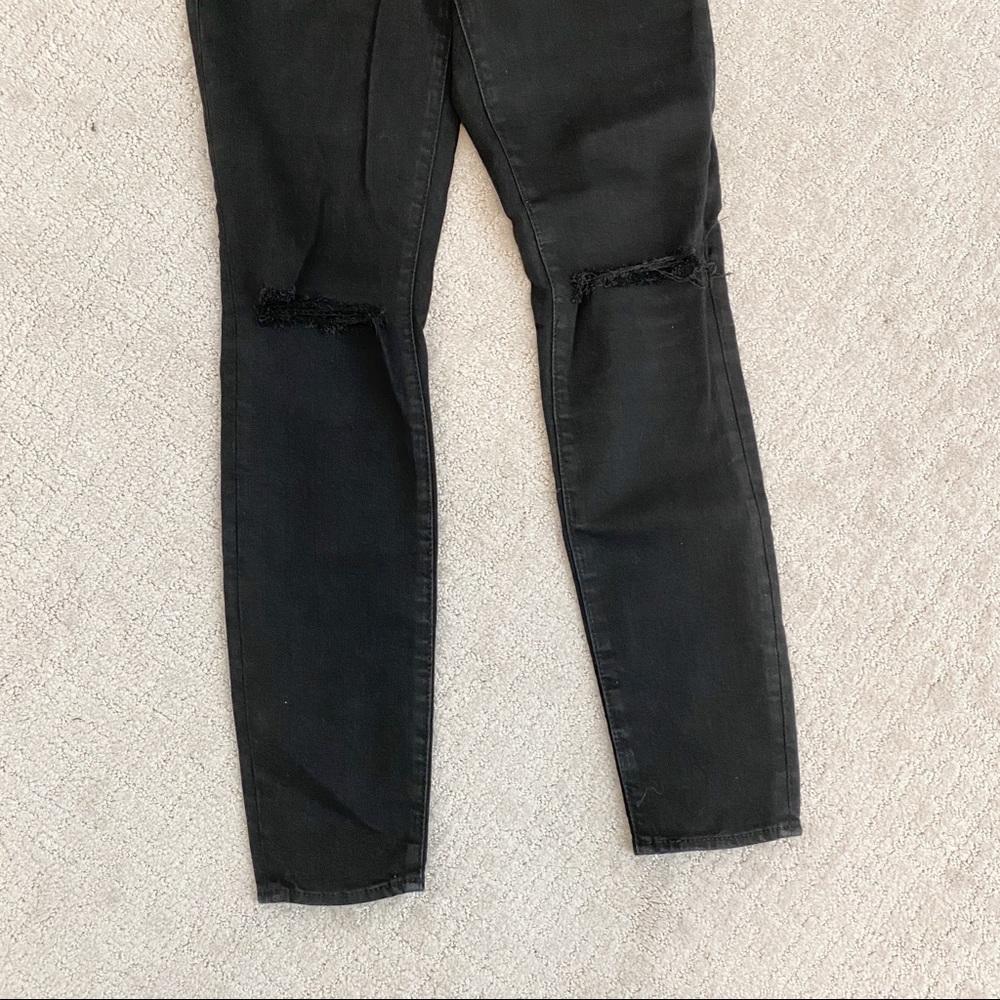 ARTICLES OF SOCIETY Ripped Stretch Jeans Black - Picture 4 of 7